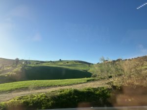 Blick auf die Landschaft 